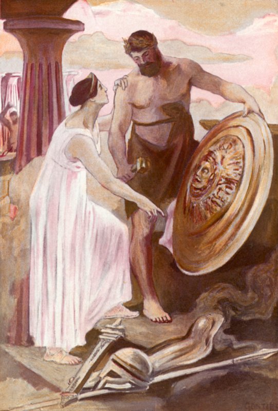 Illustration for the Iliad by Clement Goutier