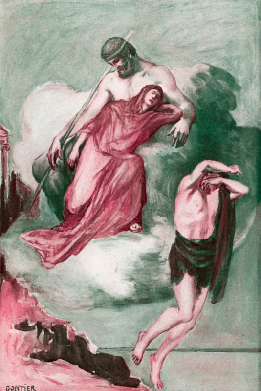 Illustration for the Iliad by Homer by Clement Goutier