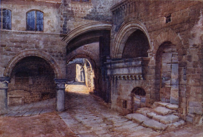 Piazza Pellegrino, Viterbo by Commendator Formilli