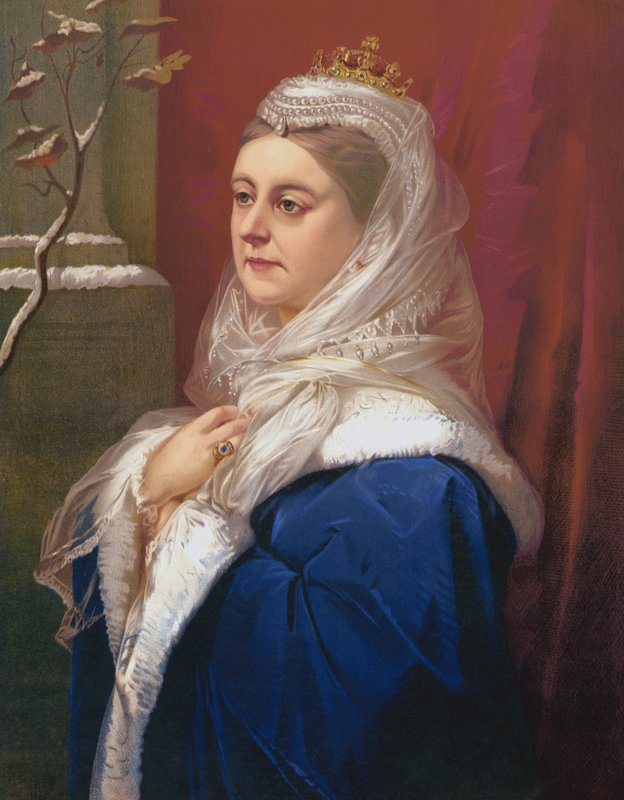 Winter - Queen Victoria by Constant Joseph Brochart