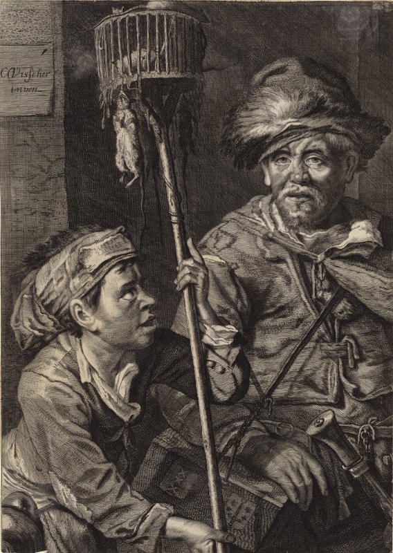 Rat Catchers by Cornelis Visscher