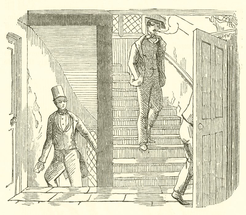 College Staircase by Cuthbert Bede