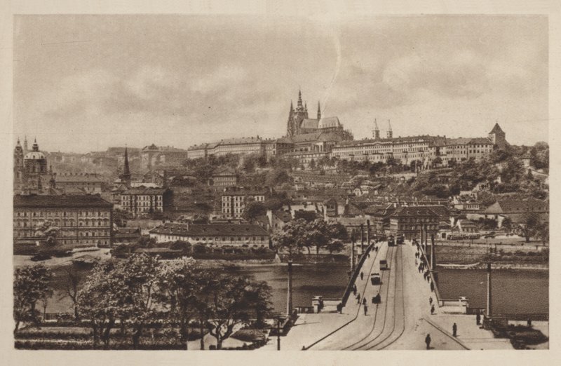 Manes Bridge and the Castle, Prague by Czech Photographer