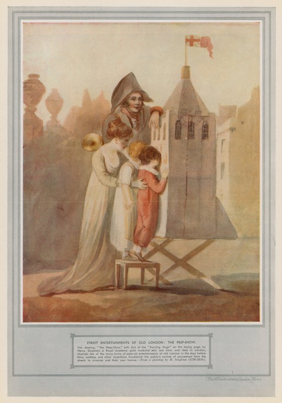 Street Entertainments in Old London: The Peep-Show by D. Robert