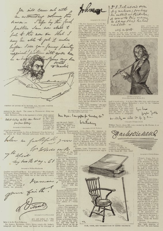The Dyce and Forster Collections by Daniel Maclise