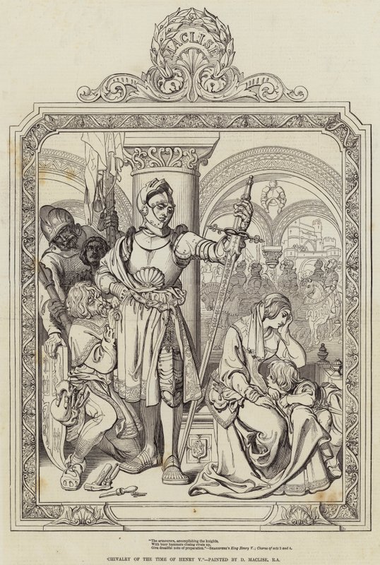 Chivalry of the Time of Henry V by Daniel Maclise
