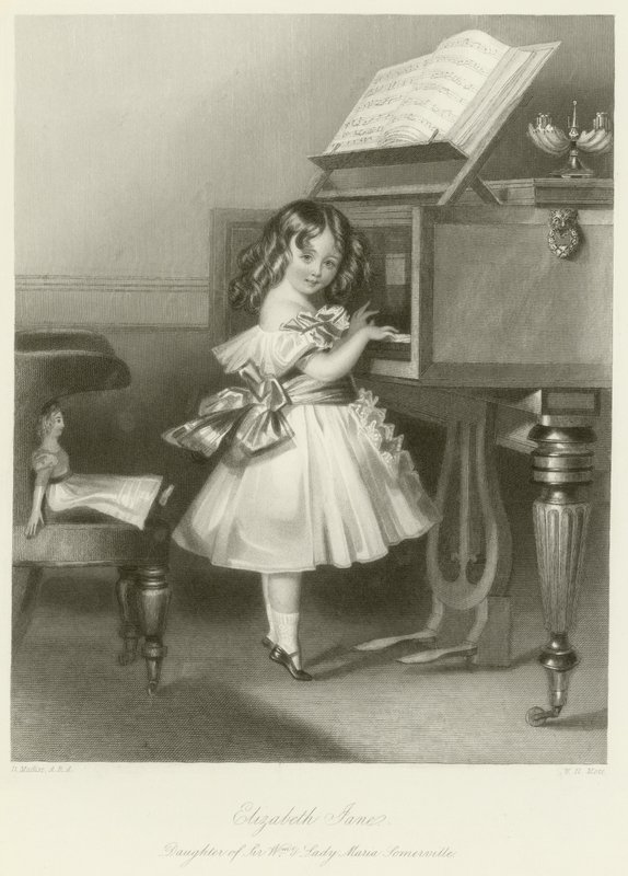 Lady Elizabeth Jane Somerville by Daniel Maclise