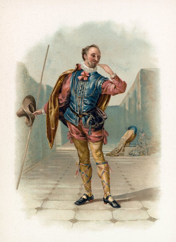 Malvolio from Twelfth Night by Daniel Maclise