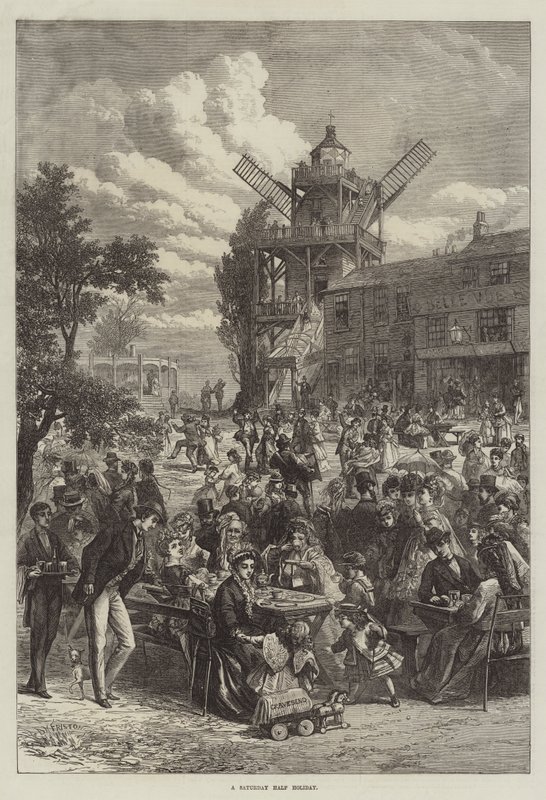A Saturday Half Holiday by David Henry Friston