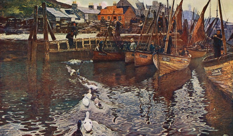 Tarbert Harbour, Loch Fyne by David (after) Murray