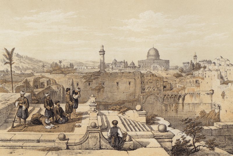 Mosque of Omar by David (after) Roberts