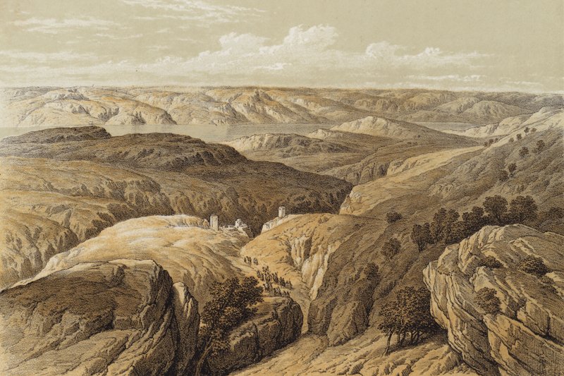 Wilderness of Engedi by David (after) Roberts