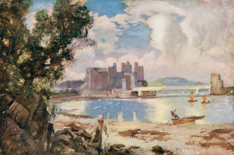 Conway, One of the Welsh Feudal Castles by David Murray