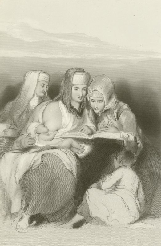 Hebrew Women Reading the Scriptures at Jerusalem by David Wilkie