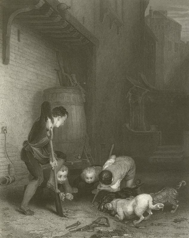 The Rat Hunters by David Wilkie