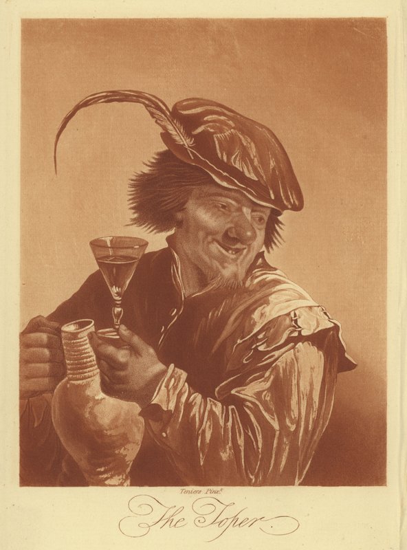 The Toper by David the Younger (after) Teniers