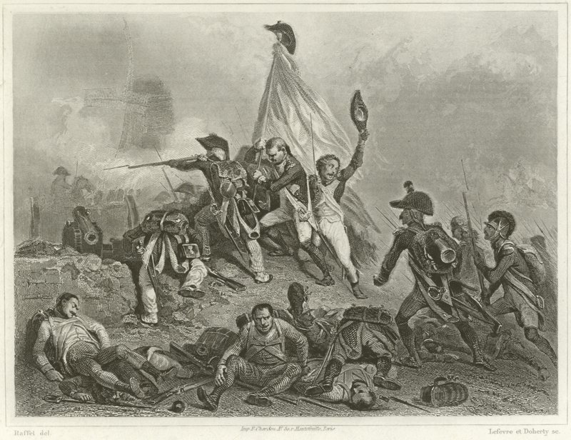 Battle of Jemappes by Denis Auguste Marie Raffet