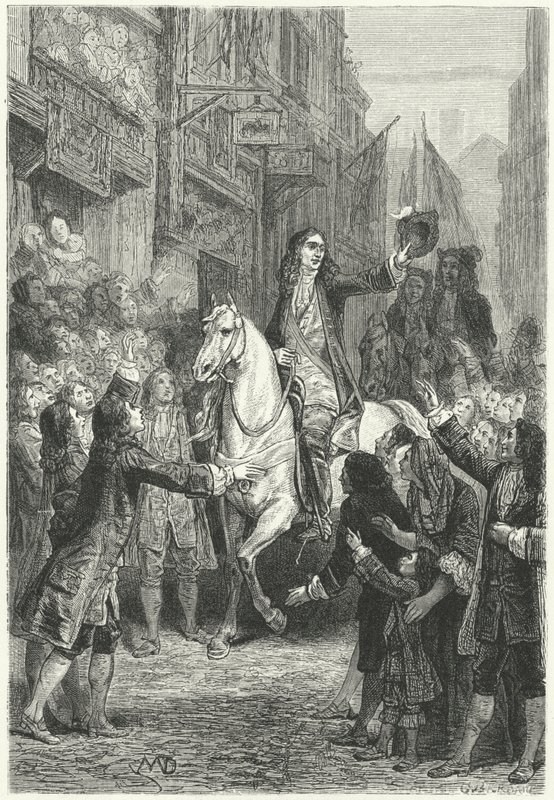 William III entering London by Diogene Ulysse Napoleon Maillart