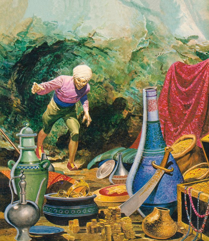 Ali Baba and the Forty Thieves by Don Lawrence