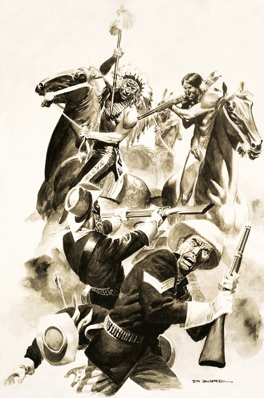 Blood on the Prairie by Don Lawrence