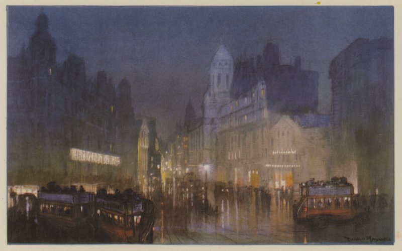 The Grand Canal of Tottenham Court Road by Donald Maxwell