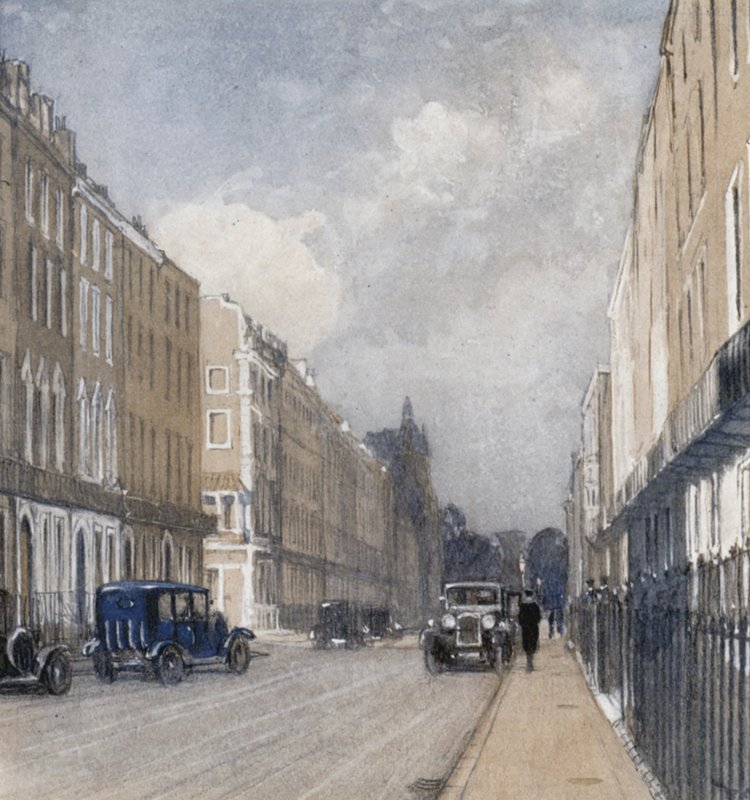 Harley Street by Donald (after) Maxwell