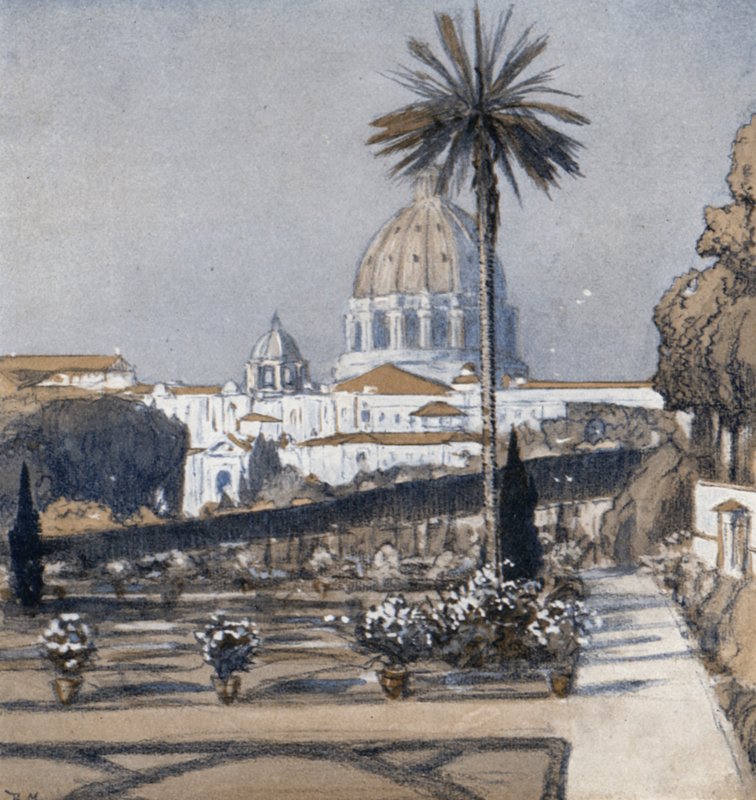 The Vatican Gardens by Donald (after) Maxwell