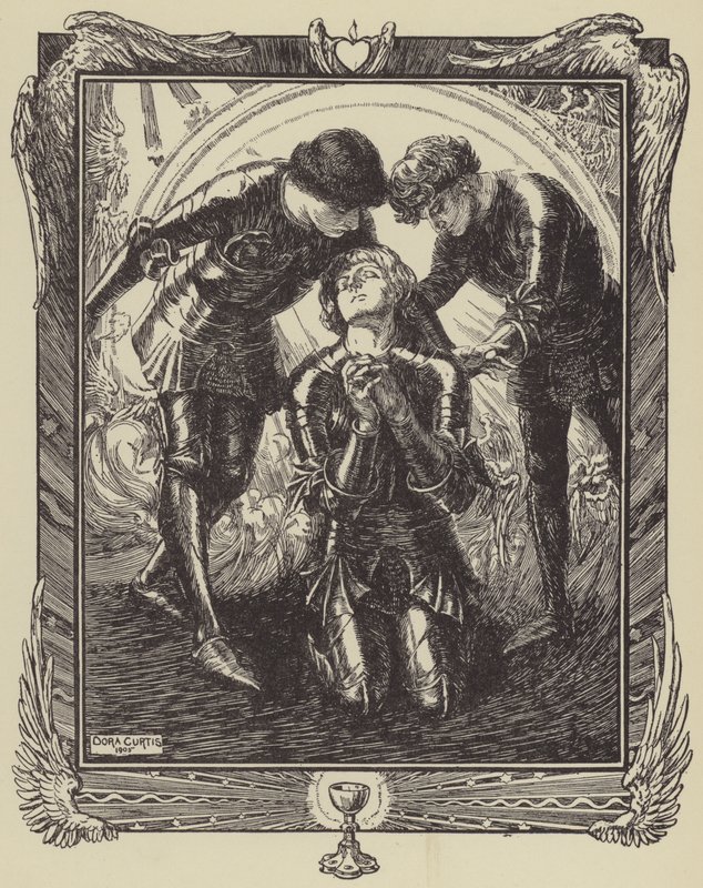 Then they went to Sir Galahad by Dora Curtis