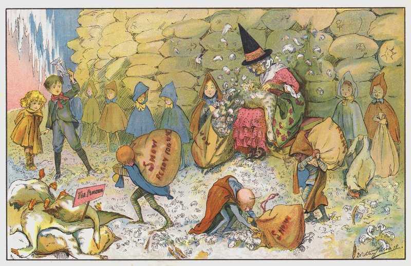 Visiting Dear Old Mother Goose by Dorothy Furniss
