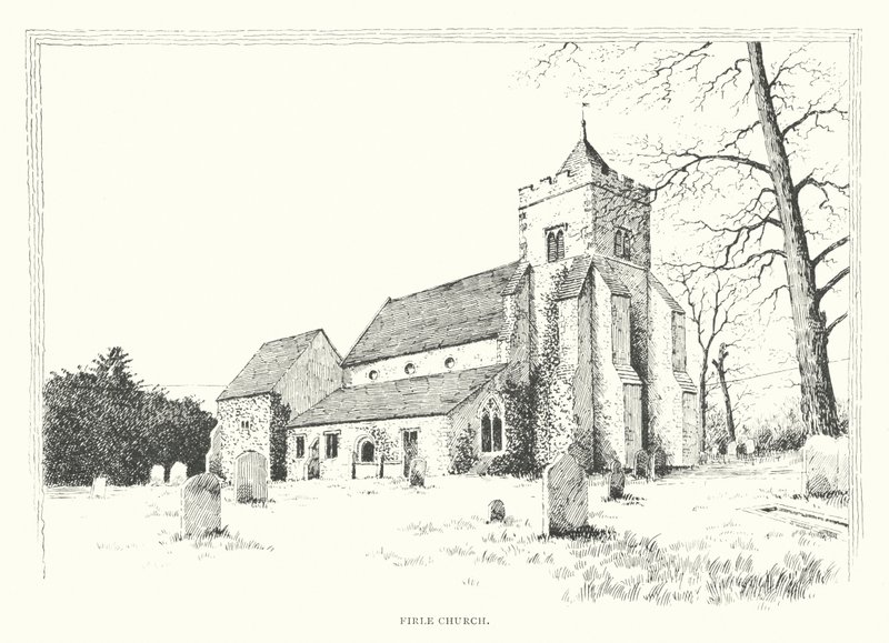 Firle Church by Duncan Moul