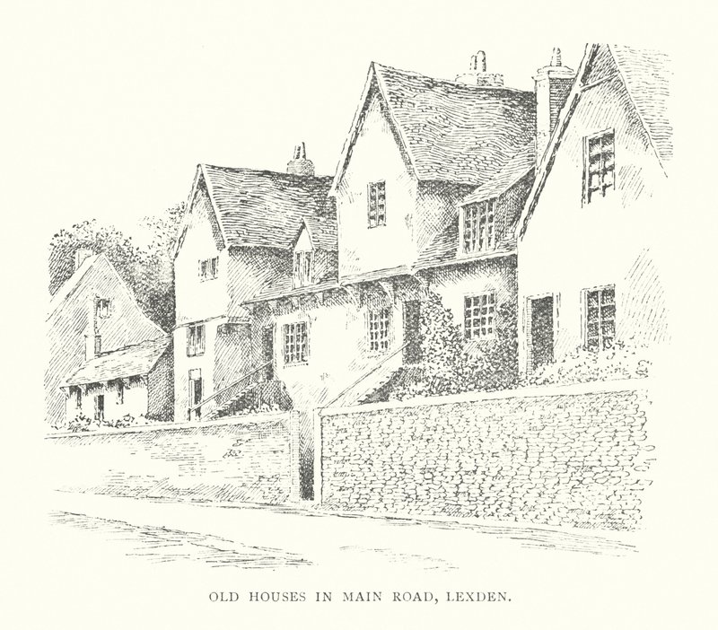 Old Houses in Main Road, Lexden by Duncan Moul
