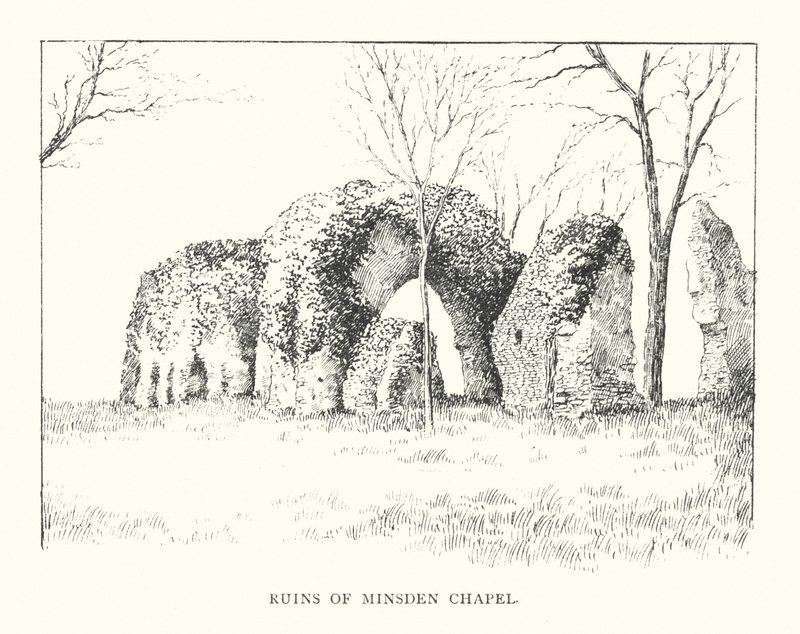 Ruins of Minsden Chapel by Duncan Moul