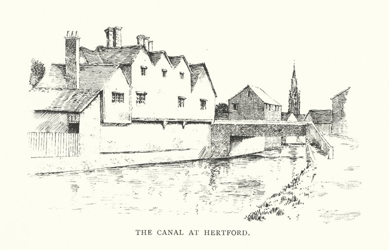 The Canal at Hertford by Duncan Moul