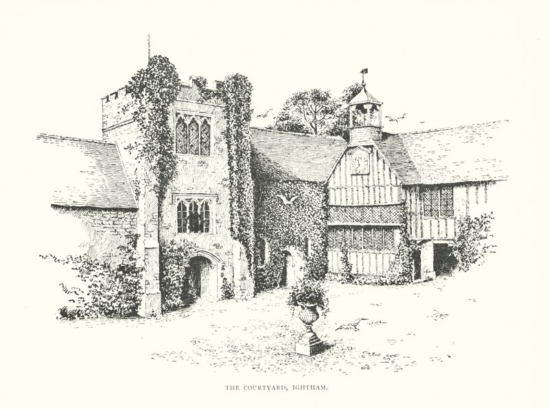 The Courtyard, Ightham by Duncan Moul