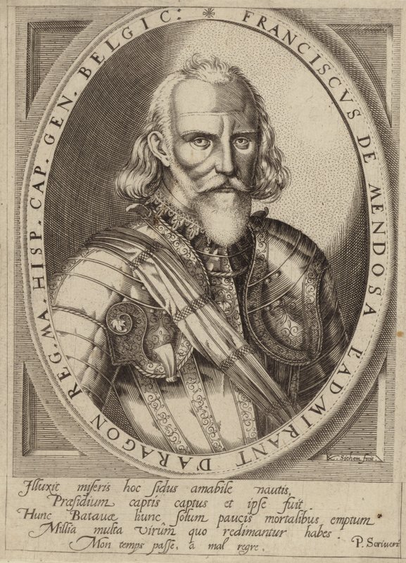 Portrait of Franciscus de Mendosa by Dutch School