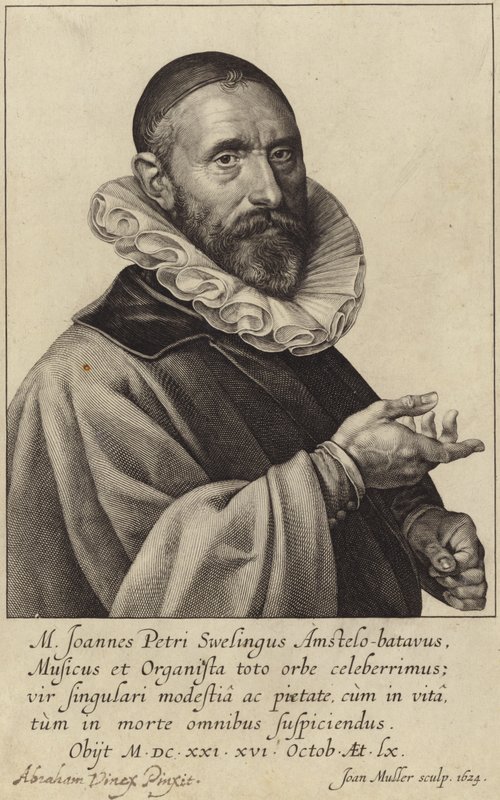 Portrait of Jan Pieterszoon Sweelinck by Dutch School