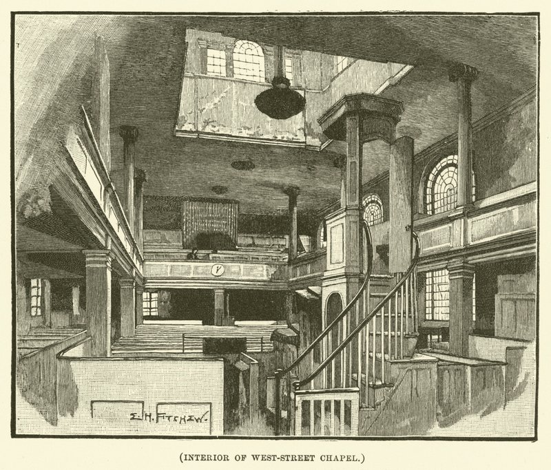Interior of West-Street Chapel by E.H. Fitchew
