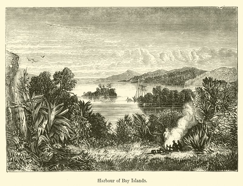 Harbour of Bay Islands by E. Jennings
