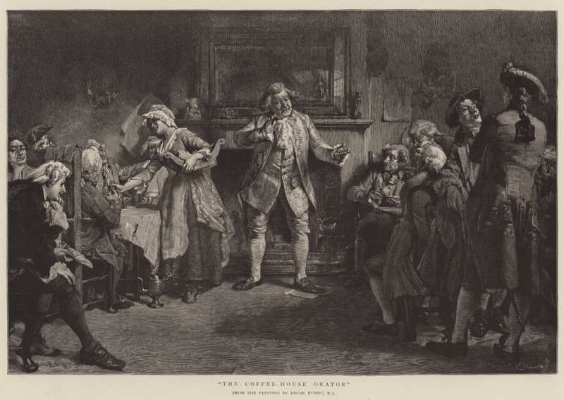 The Coffee House Orator by Edgar Bundy
