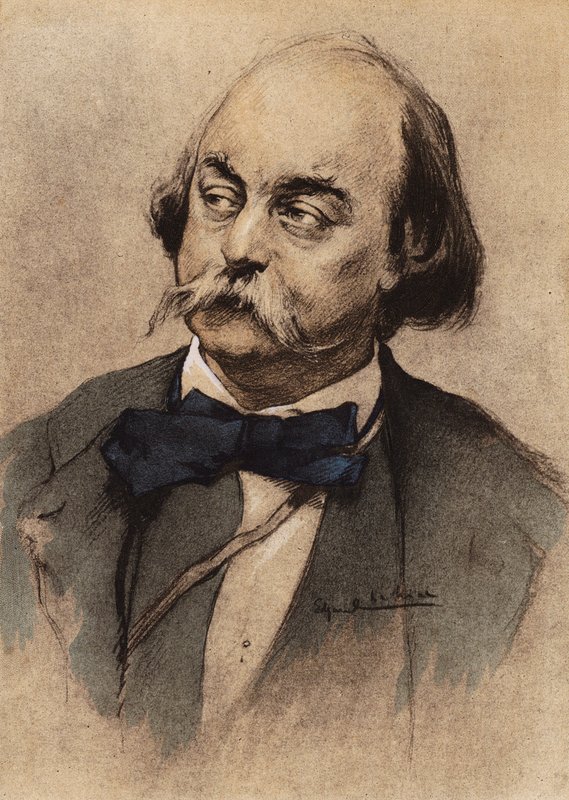 Portrait of Gustave Flaubert by Edgar Chahine