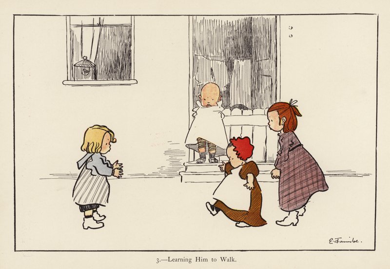 Learning Him to Walk by Edith Farmiloe