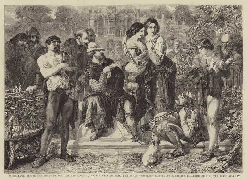 Scene, Lawn Before the Duke