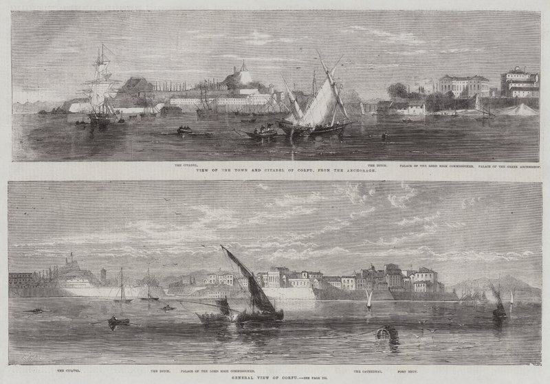 Sketches of Corfu by Edmund Morison Wimperis