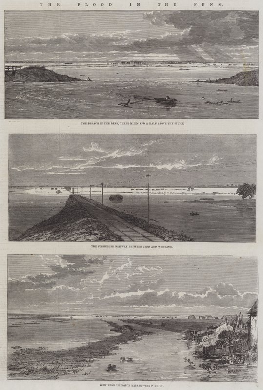 The Flood in the Fens by Edmund Morison Wimperis