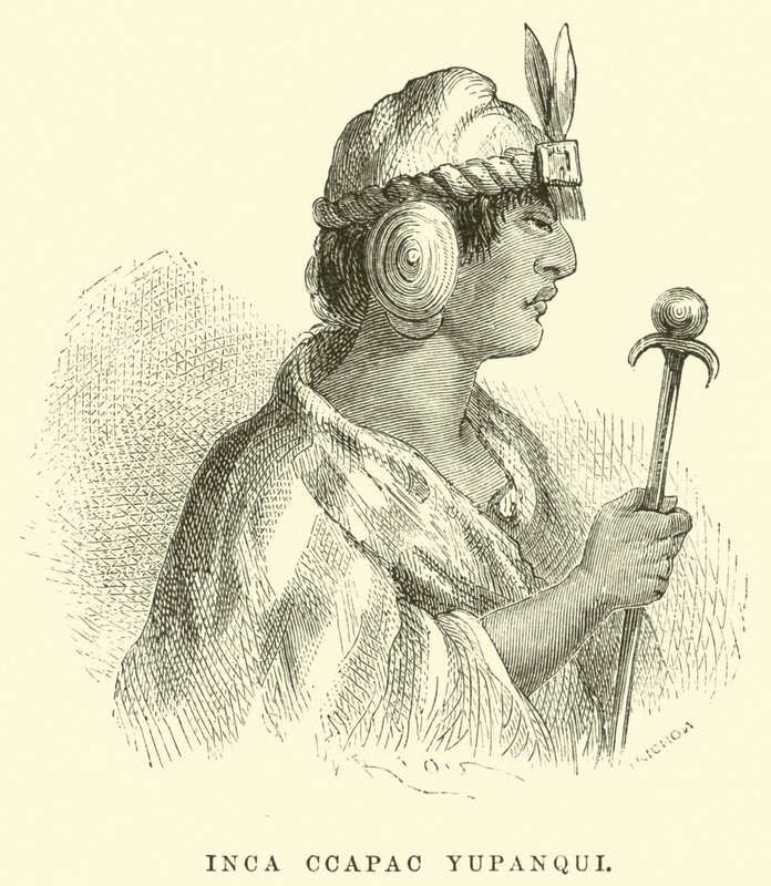 Inca Ccapac Yupanqui by Edouard Riou