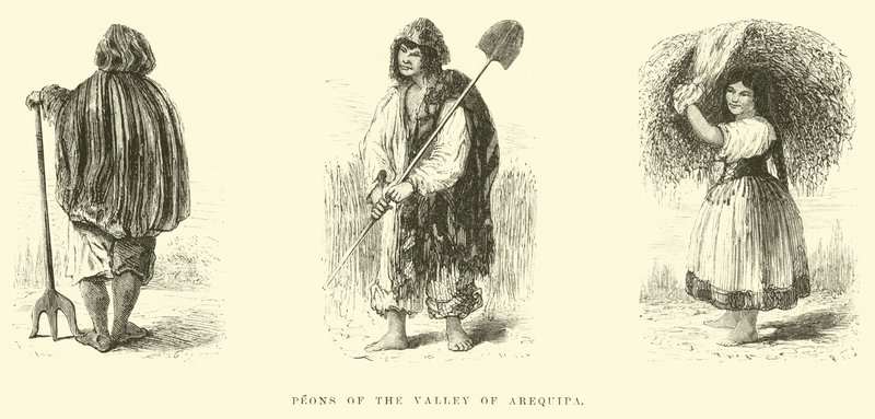 Peons of the Valley of Arequipa by Edouard Riou