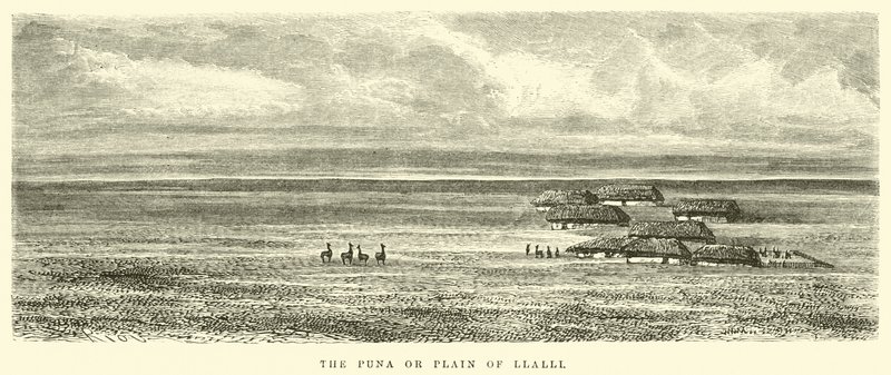 The Puna or Plain of Llalli by Edouard Riou