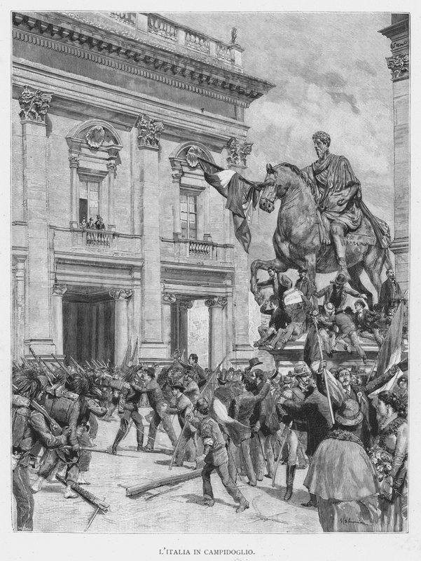 Italy in the Capitol by Edouardo Matania