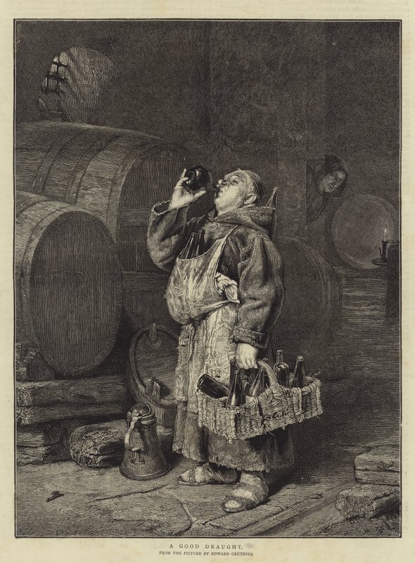 A Good Draught by Eduard von Grutzner