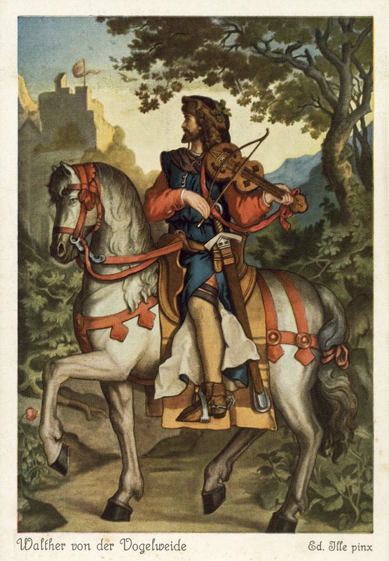Walther von der Vogelweide by Eduard Ille